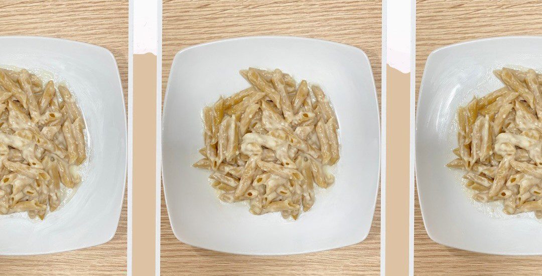 Macarrons amb salsa de formatge
